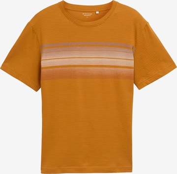 TOM TAILOR T-Shirt in Braun: Vorderseite