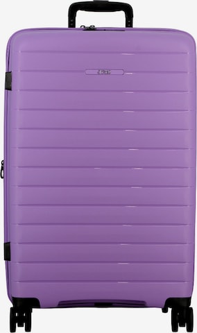 Jump Trolley 'Striper' in Lila: Vorderseite