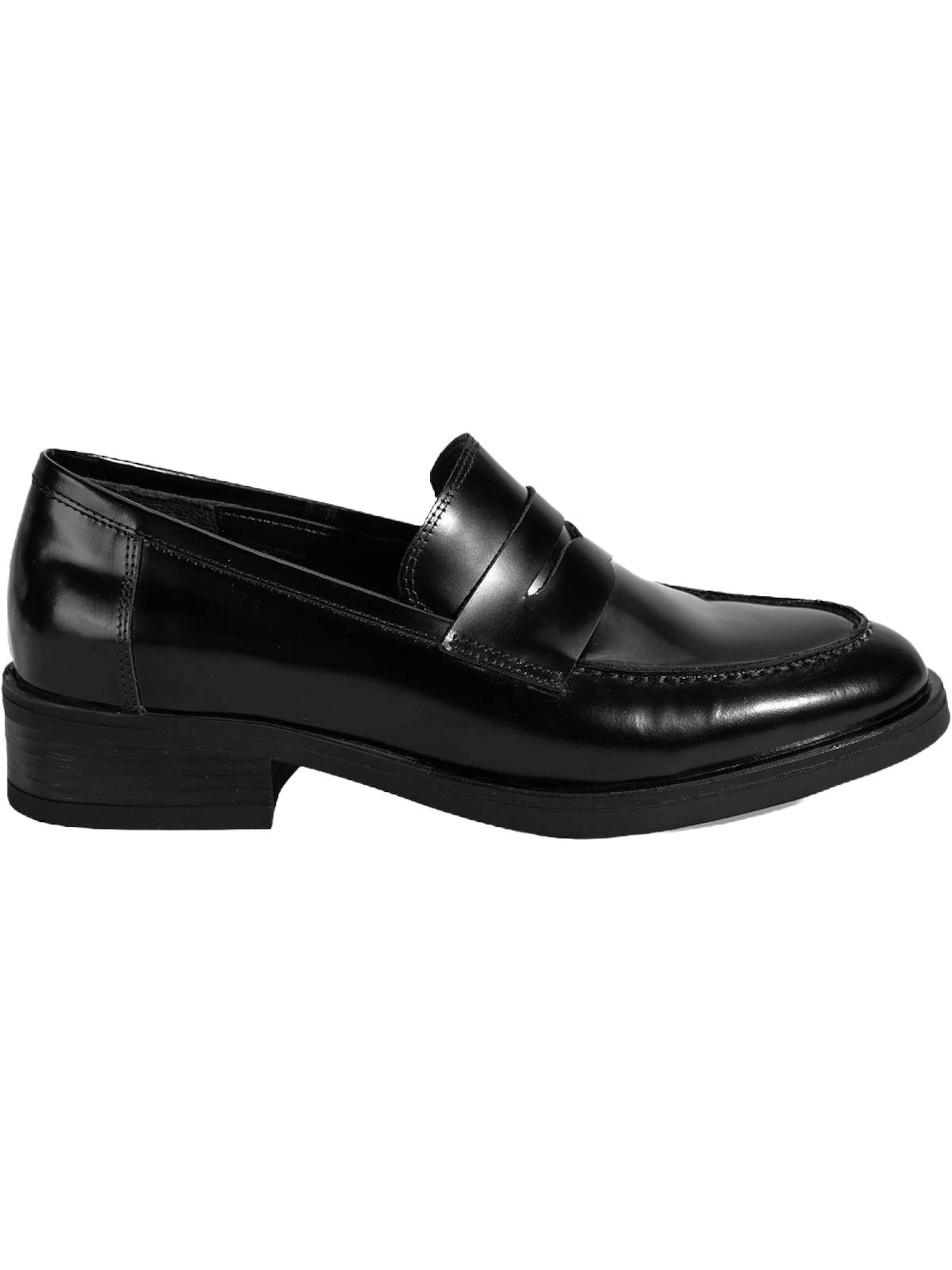 Desa Moccasins 'Slip-Ons' in Black