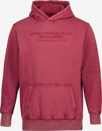 Sweat-shirt STHUGE en rouge : devant