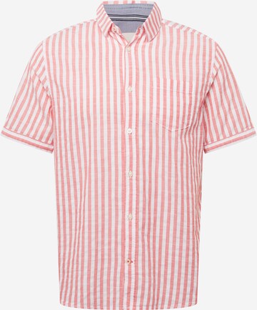 Regular fit Camicia di TOM TAILOR in rosso: frontale