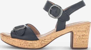 GABOR Strap Sandals in Black