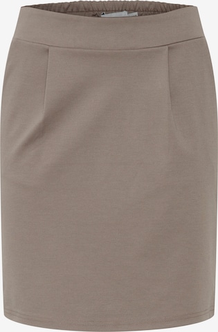 ICHI Skirt 'IHKATE SK' in Brown: front