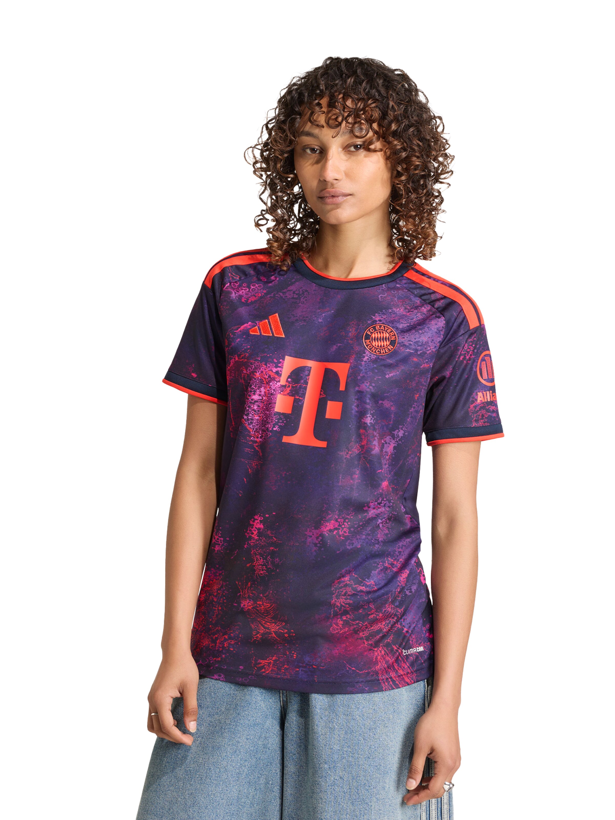 ADIDAS PERFORMANCE Jersey 'FC Bayern München' in Purple: front