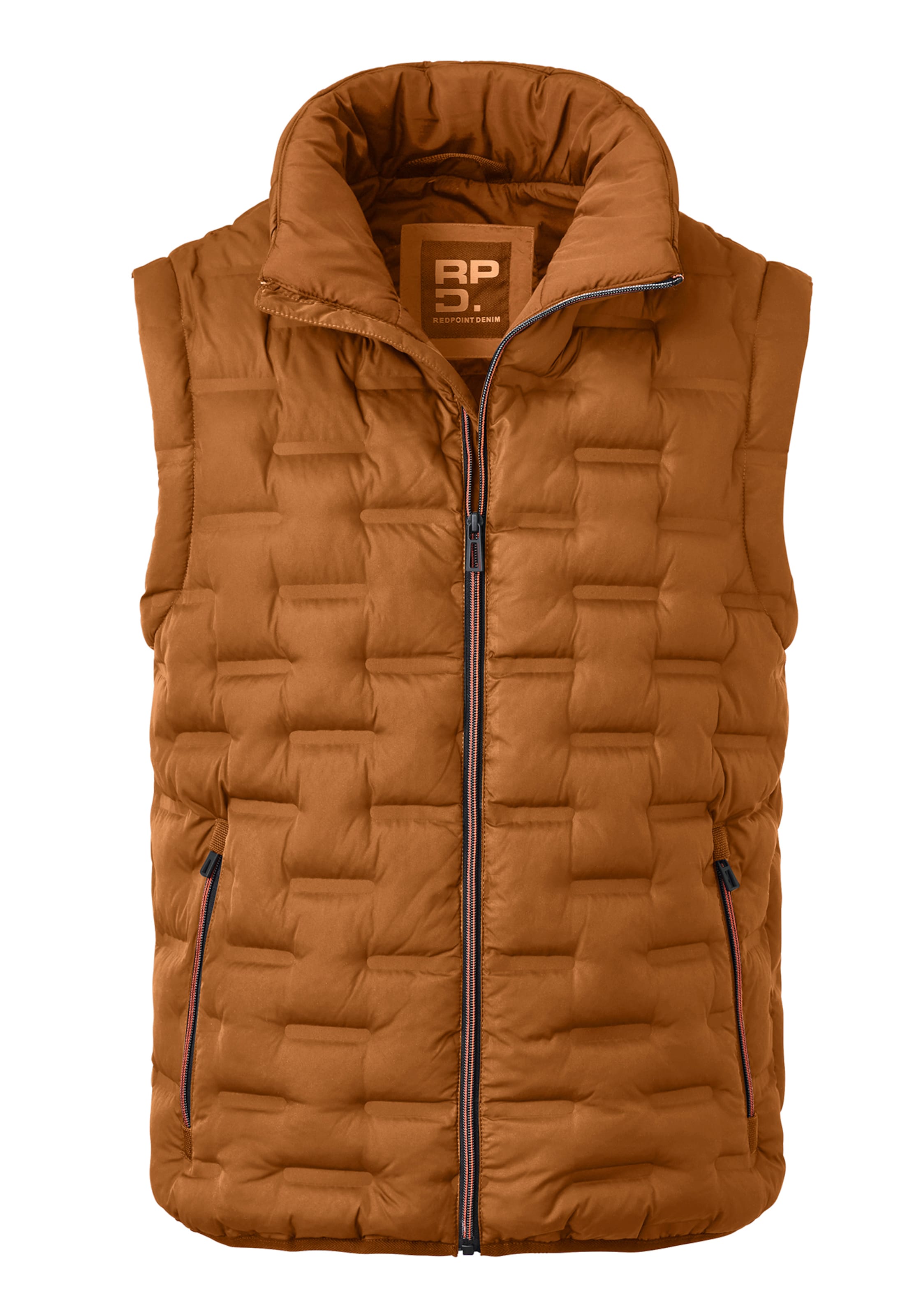 REDPOINT Steppweste in Braun: Vorderseite