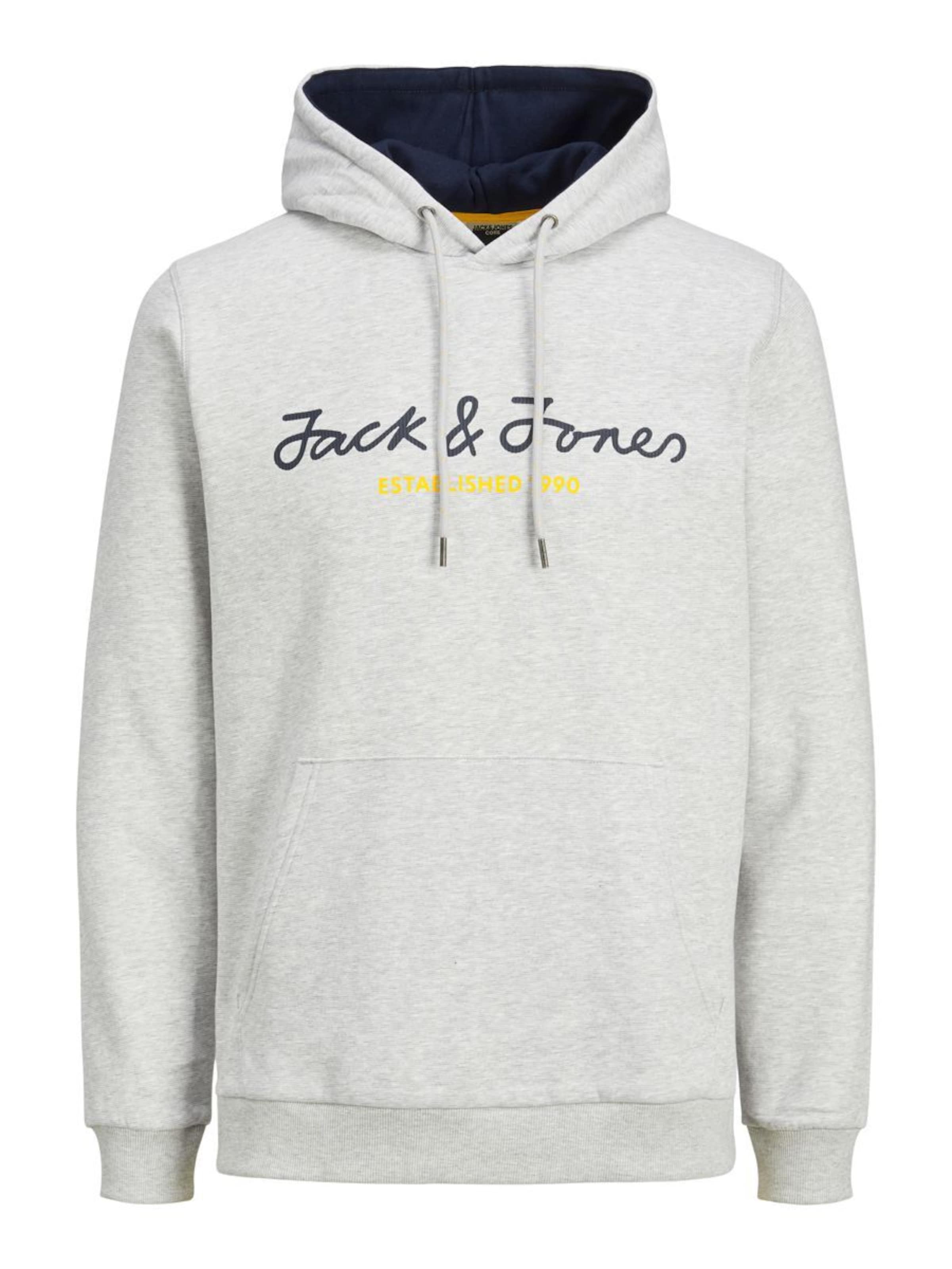 JACK & JONES Sweatshirt 'Berg' i grå: forside