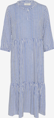 Robe 'Tiah' Cream en bleu : devant