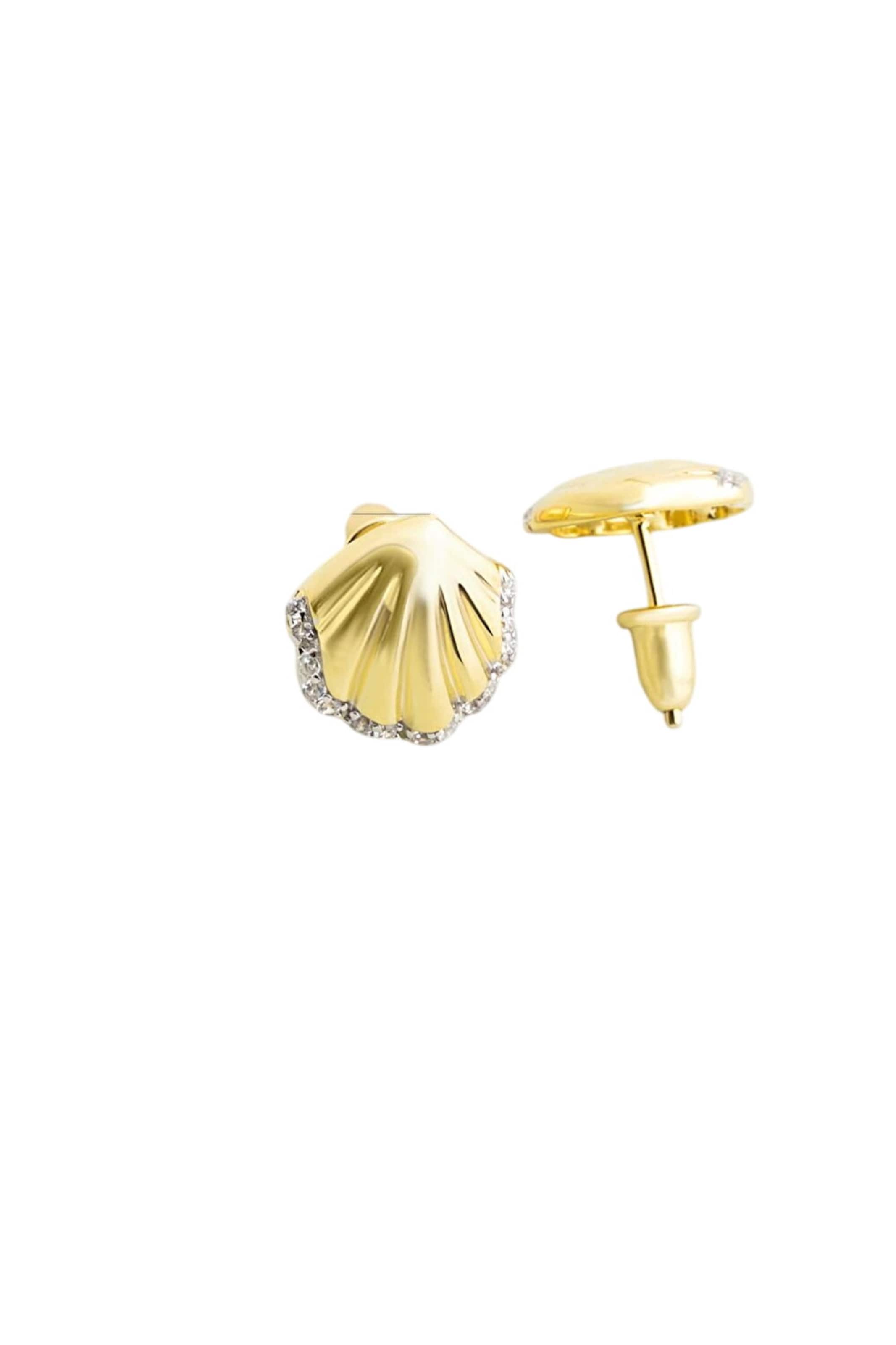 So Chic Ohrringe in Gold: Vorderseite