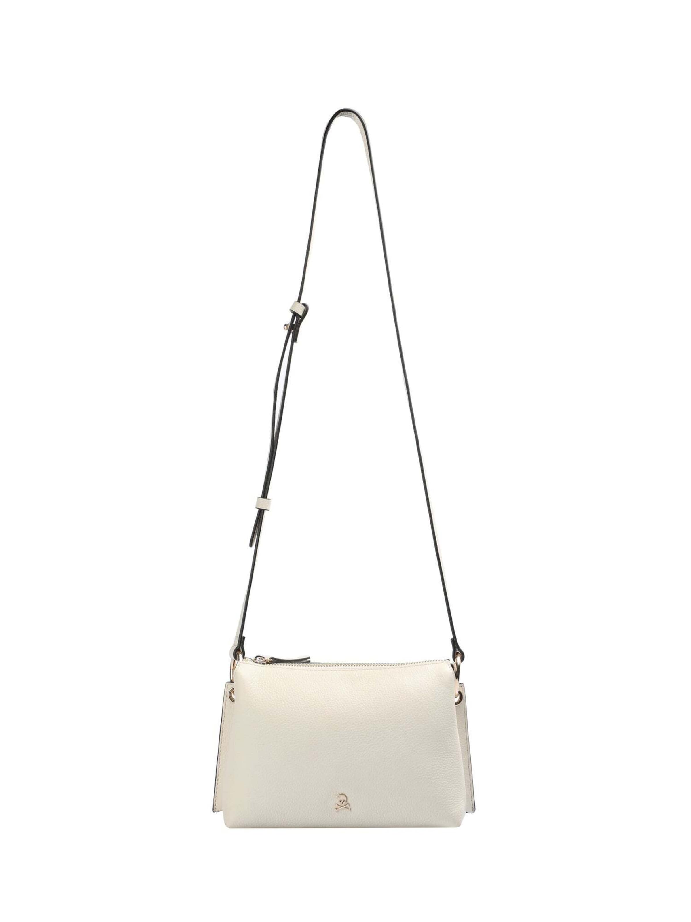 Scalpers Torba na ramię w kolorze biały: przód