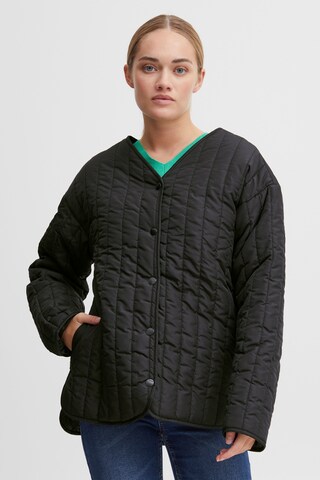 Oxmo Between-Season Jacket 'OXSAGGY' in Black: front