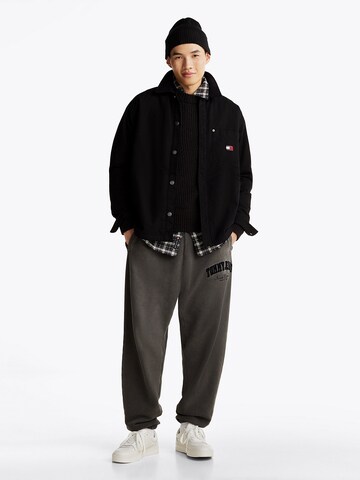 Tommy Jeans Regular Fit Hemd in Schwarz