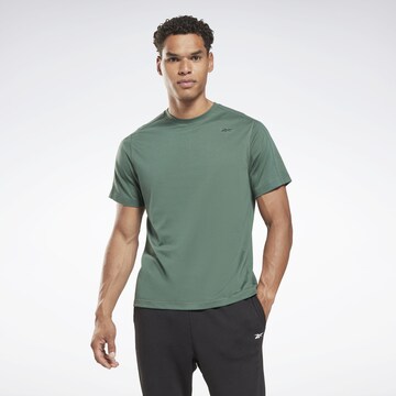 Reebok Performance Shirt in Green: front