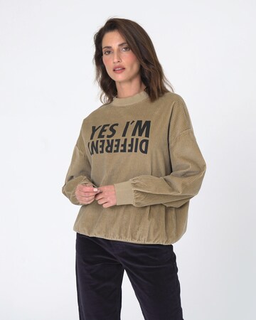 FRESHLIONS Sweatshirt 'Amalia' in Braun: Vorderseite