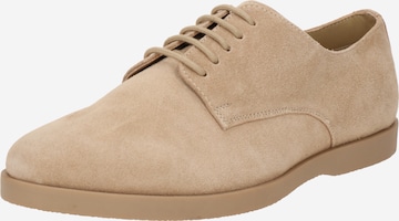 ABOUT YOU Lace-Up Shoes 'Finn' in Beige: front