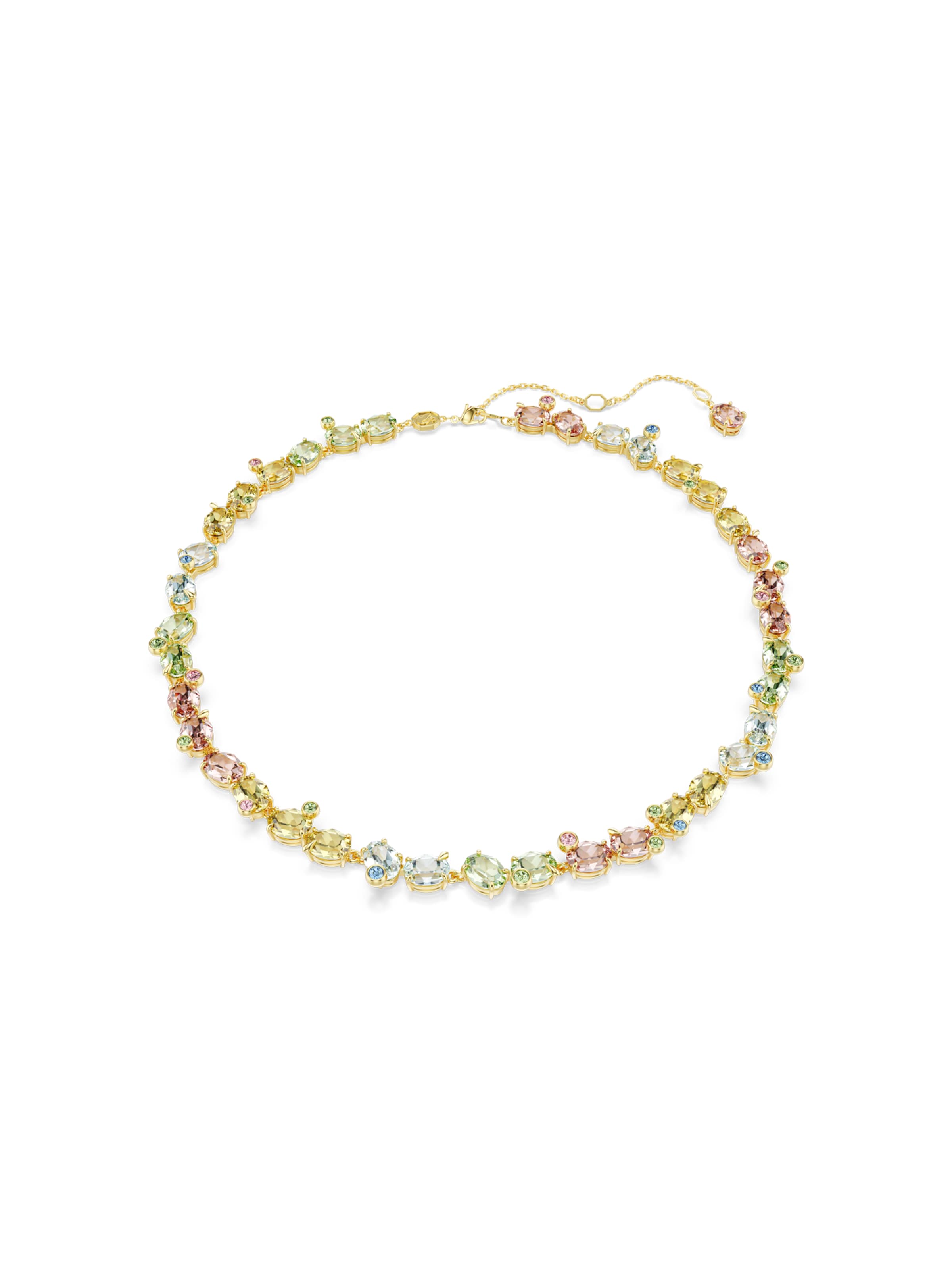 Chaîne 'Gema' Swarovski en or : devant