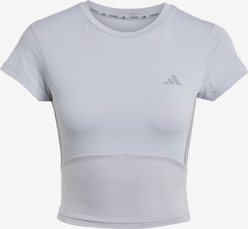 ADIDAS PERFORMANCE Toiminnallinen paita 'Hyperglam' värissä harmaa: etupuoli
