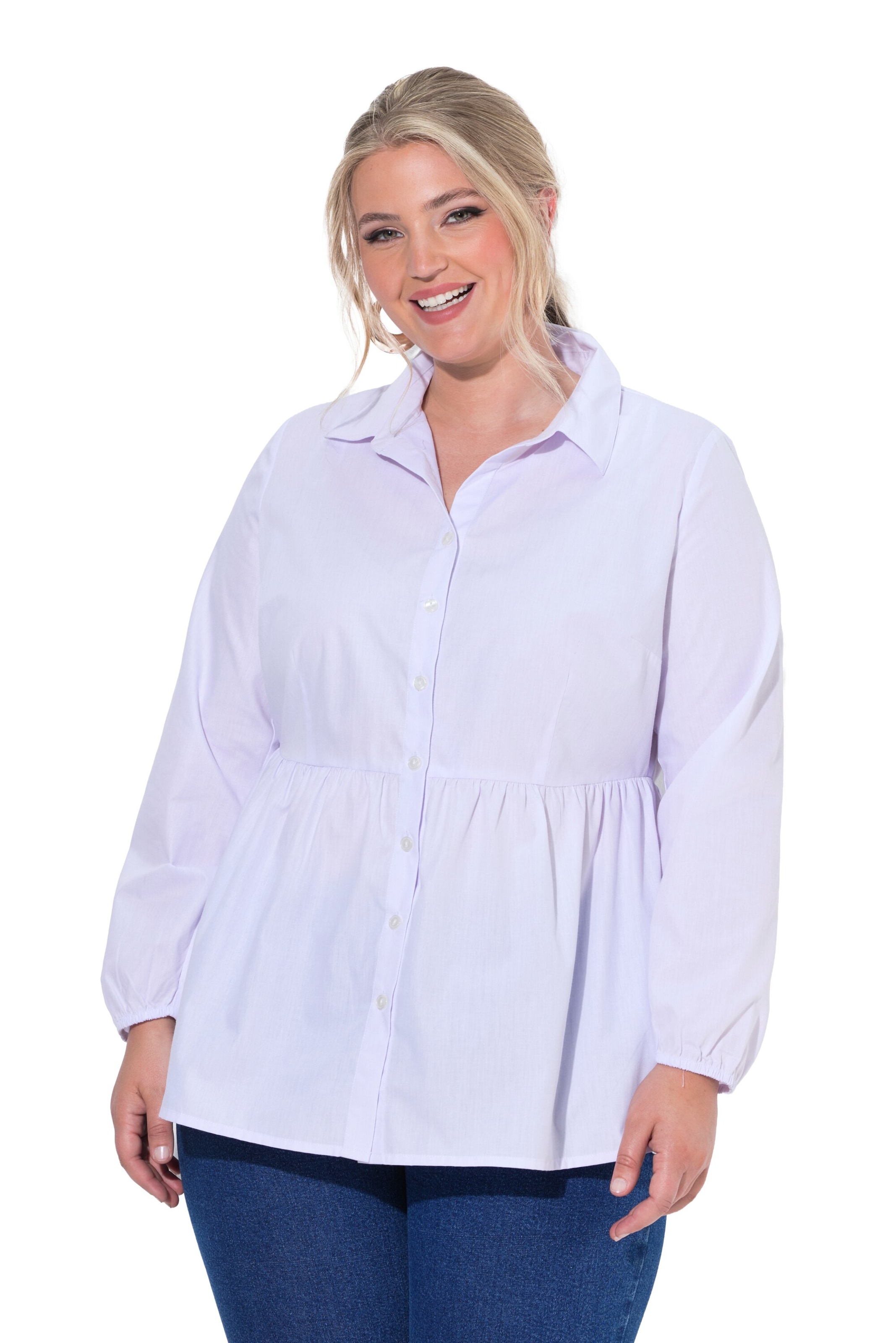 MIAMODA Blouse in Purple: front