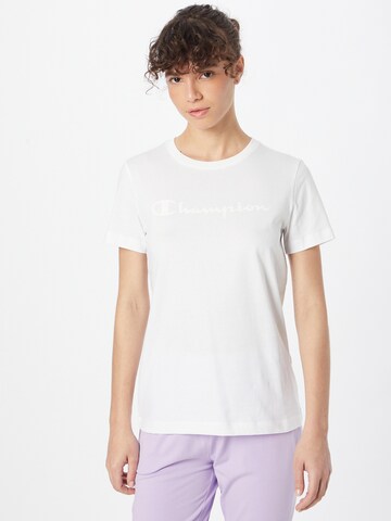 Champion Authentic Athletic Apparel T-Shirt in Weiß: Vorderseite
