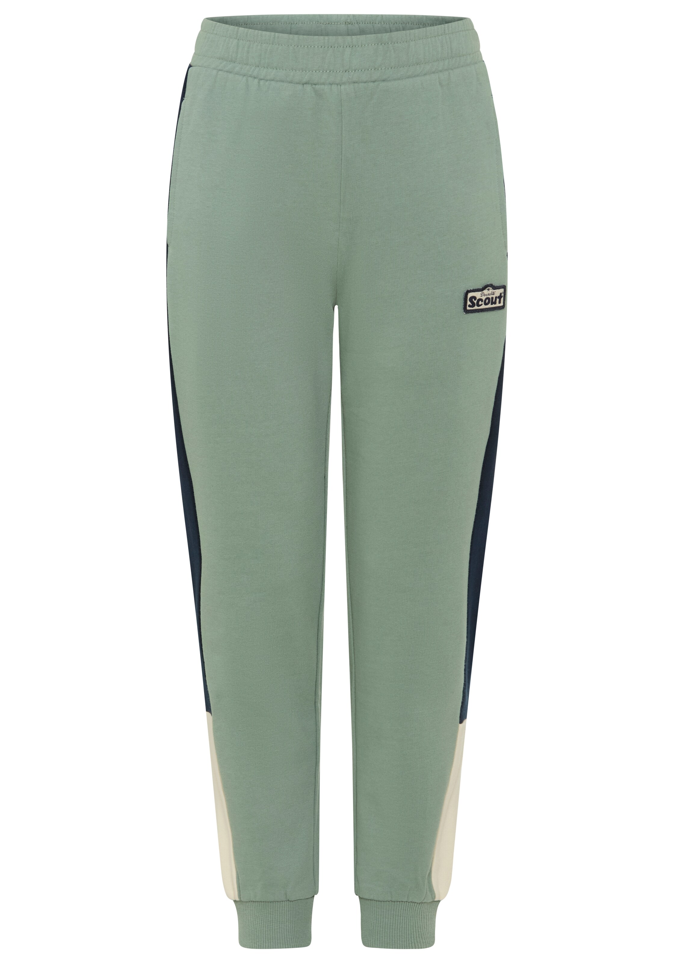 SCOUT Tapered Pants in Green: front