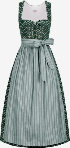 Trachtenhof Nübler Dirndl 'Dirndl lang Thea' in Grün: Vorderseite