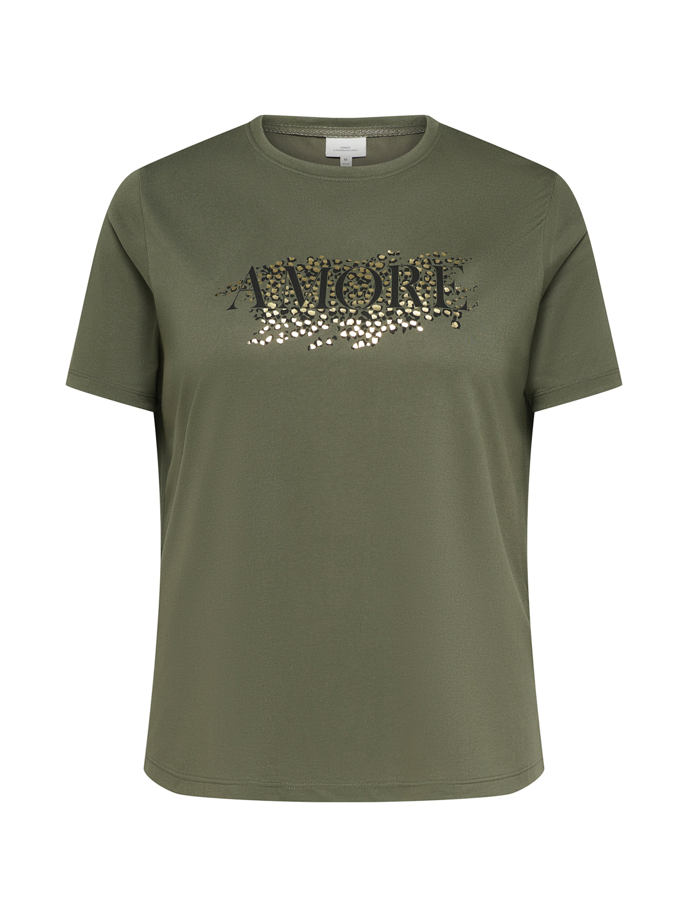 ONLY Carmakoma - Camiseta 'CARNIKO' en verde: frente