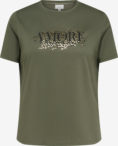 ONLY Carmakoma Majica 'CARNIKO' veličine XL-XXL u zlatna / maslinasta / crna, Pregled proizvoda