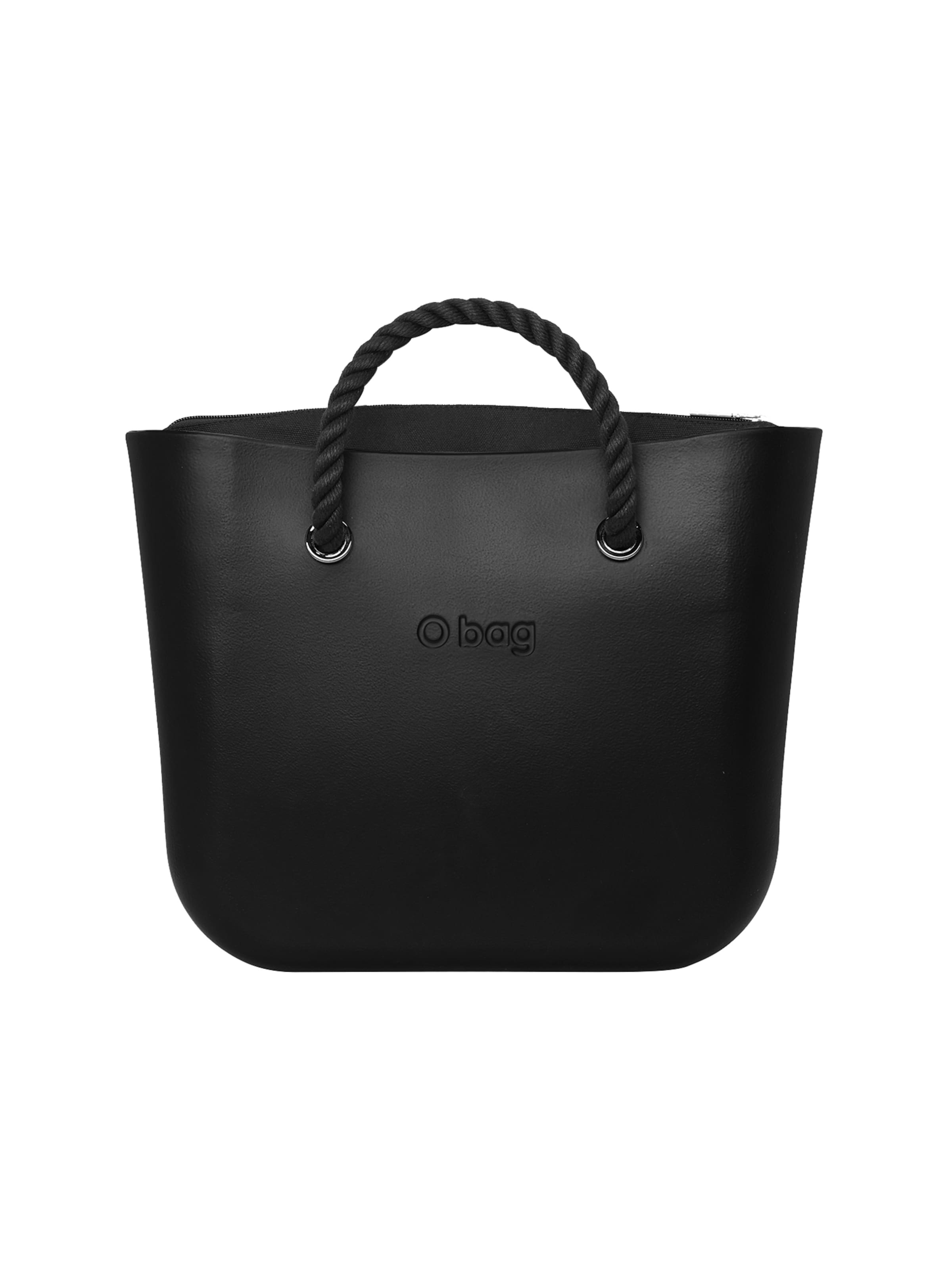 O bag Handtasche in Schwarz: Vorderseite