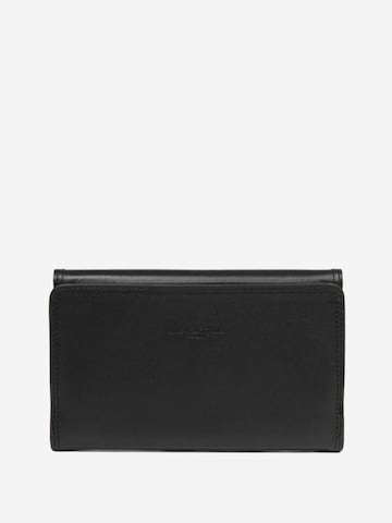 LANCASTER Paris Wallet 'Lancaster Compagnon porte chéquier Soft Vintage Noir' in Black
