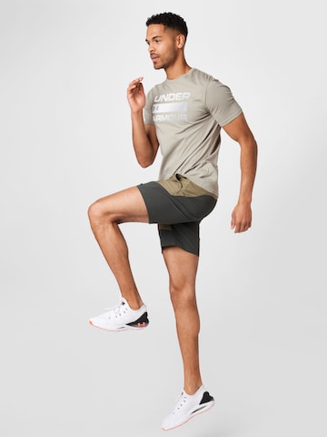 UNDER ARMOUR Funktionsshirt 'Issue' in Grau