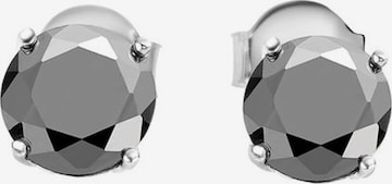 Lucardi Earring in Silver: front