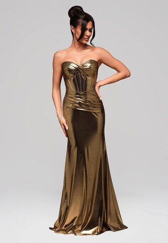 Ombre Avondjurk in Goud