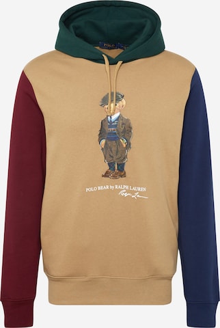 Sweat-shirt Polo Ralph Lauren en mélange de couleurs : devant