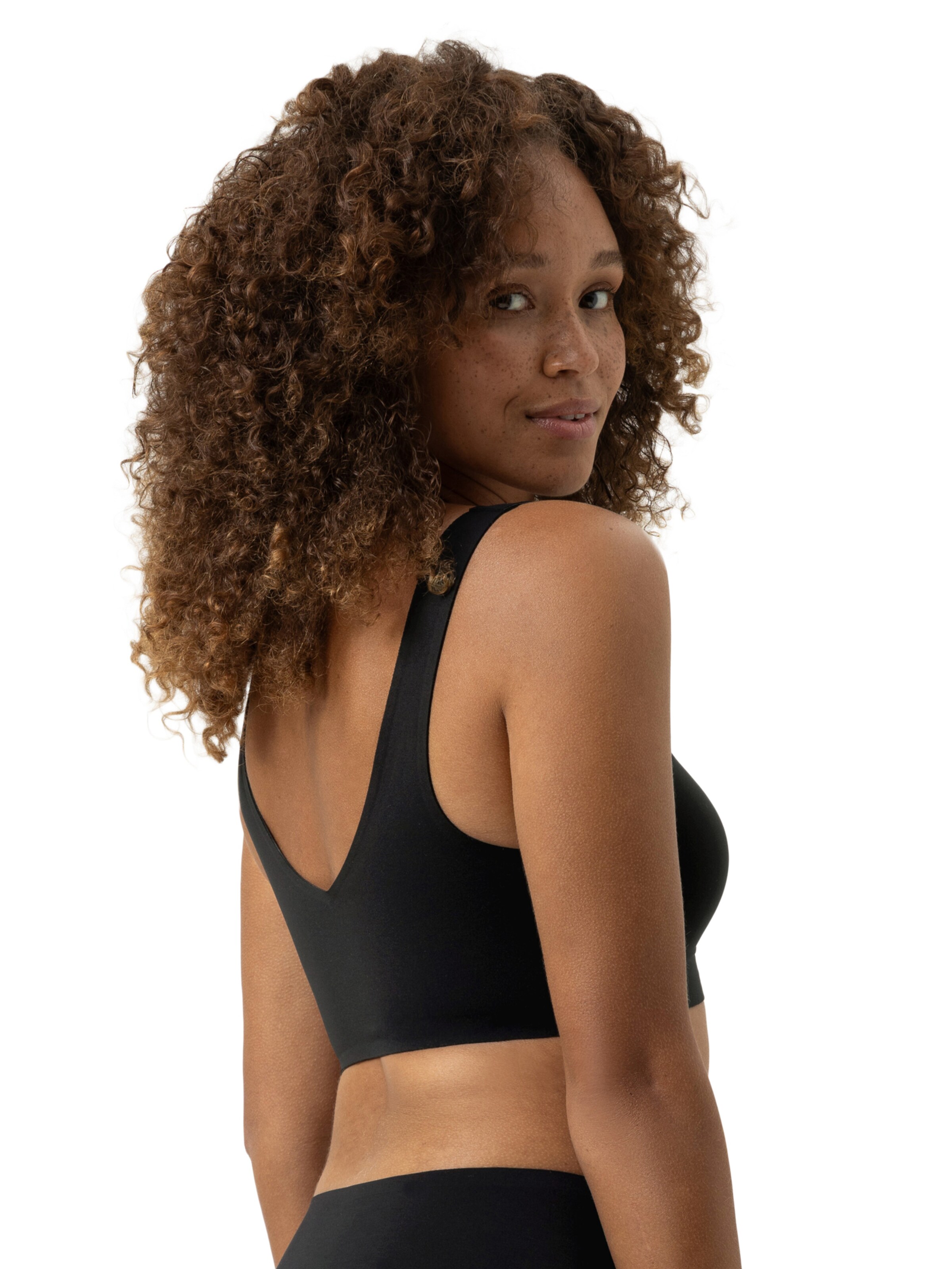 Mey Triangel Bustier 'Simply Better Invisibles' in Schwarz