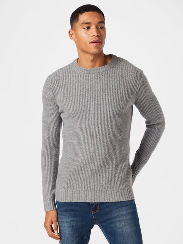 TOM TAILOR Sweater in Grey: front