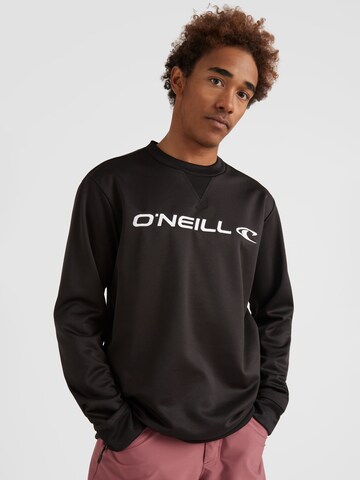 O'NEILLSportska sweater majica ' Rutile' - crna boja: prednji dio