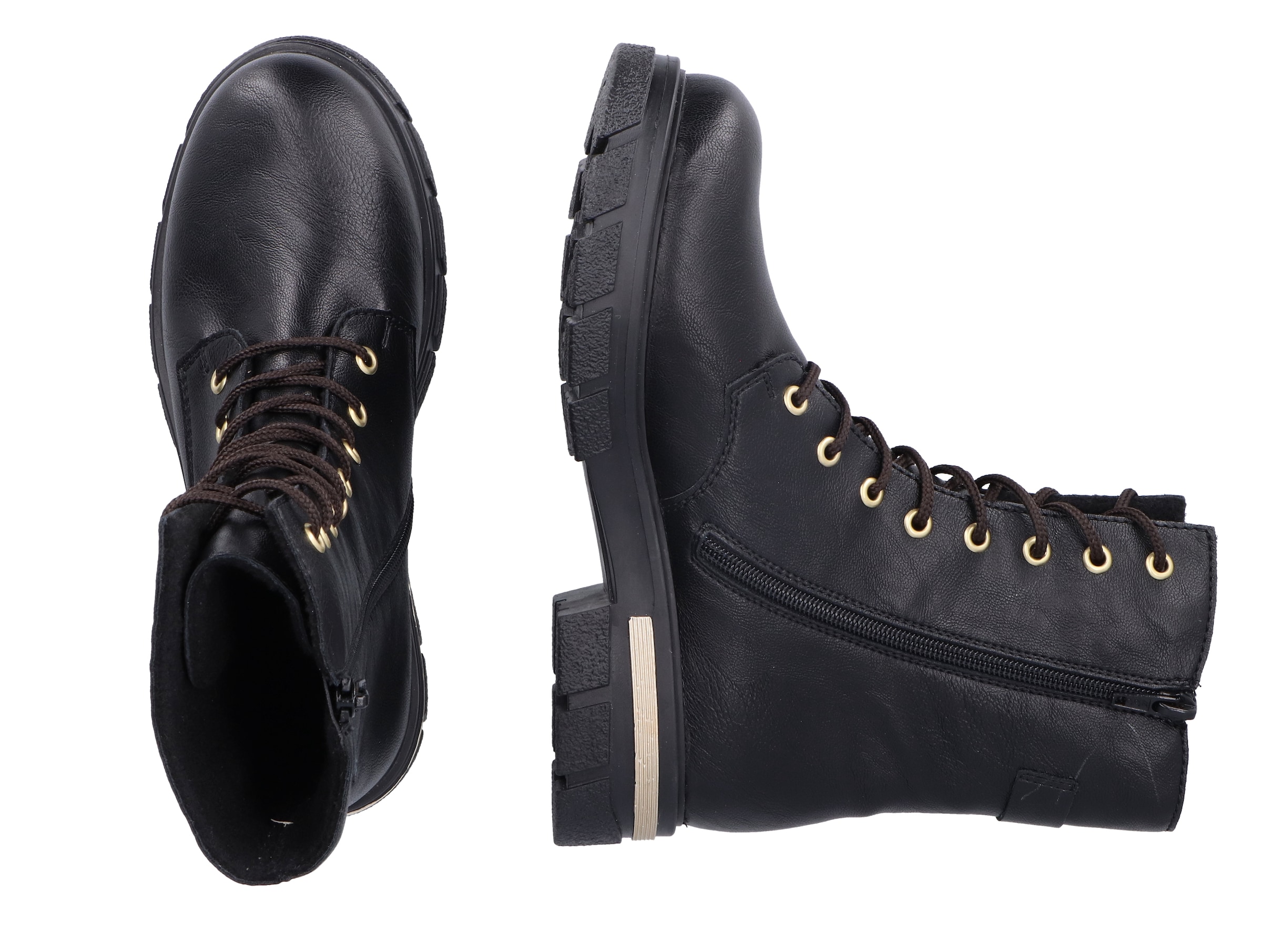 Rieker Veterlaarsjes in Zwart