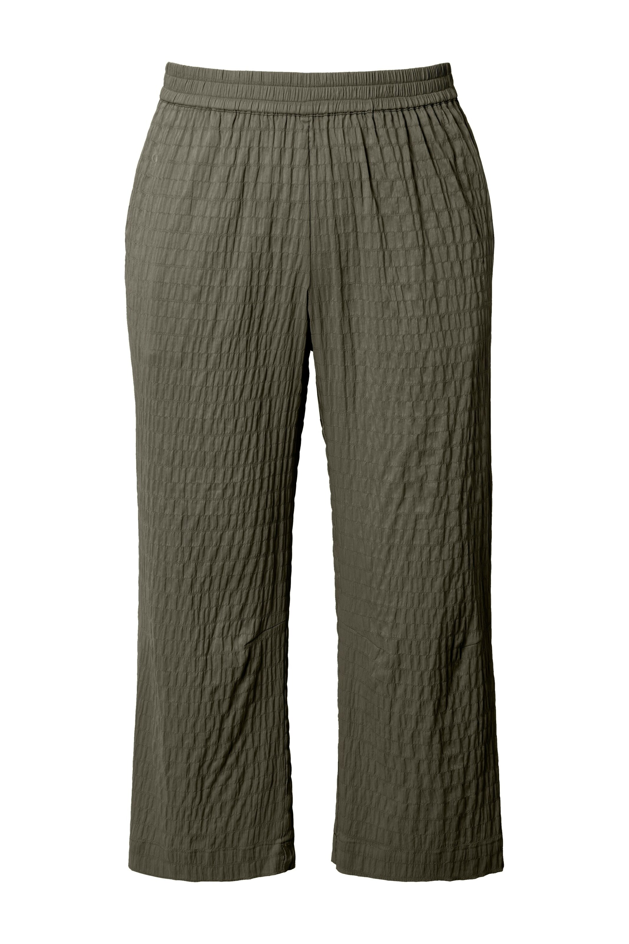 Ulla Popken Trousers in Green: front