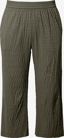 Ulla Popken Trousers in Green: front