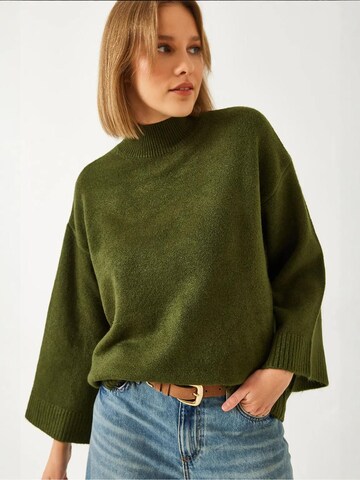 Bianco Lucci Pullover in Grün