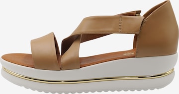 usha BLUE LABEL Sandals in Beige: front