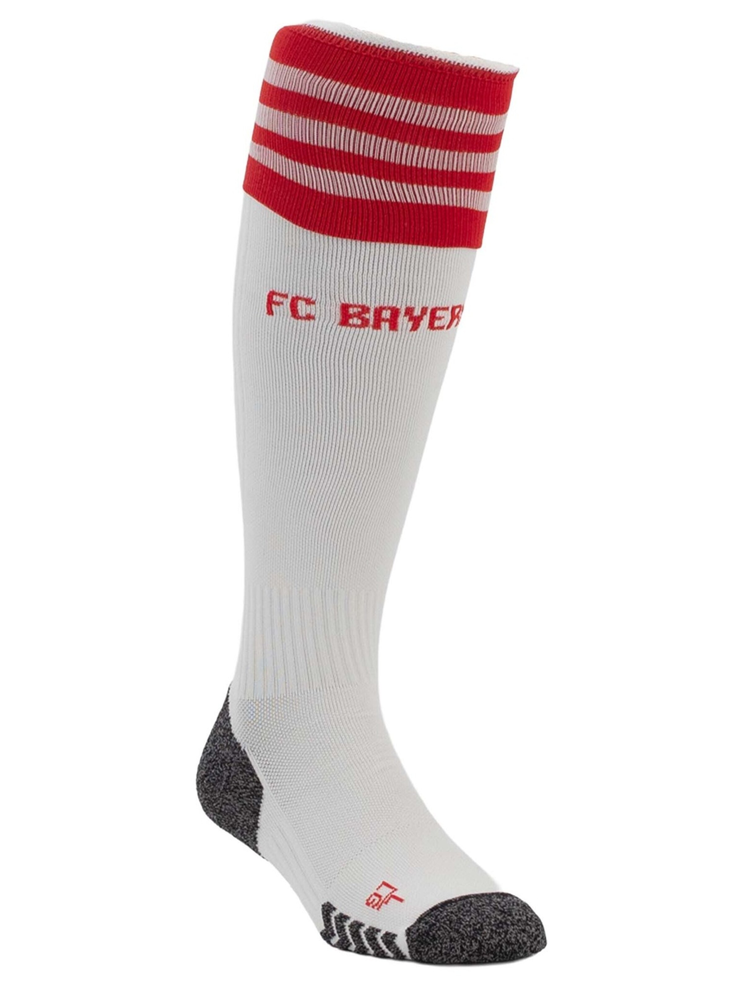 ADIDAS SPORTSWEAR Soccer Socks 'FC Bayern München' in White: front