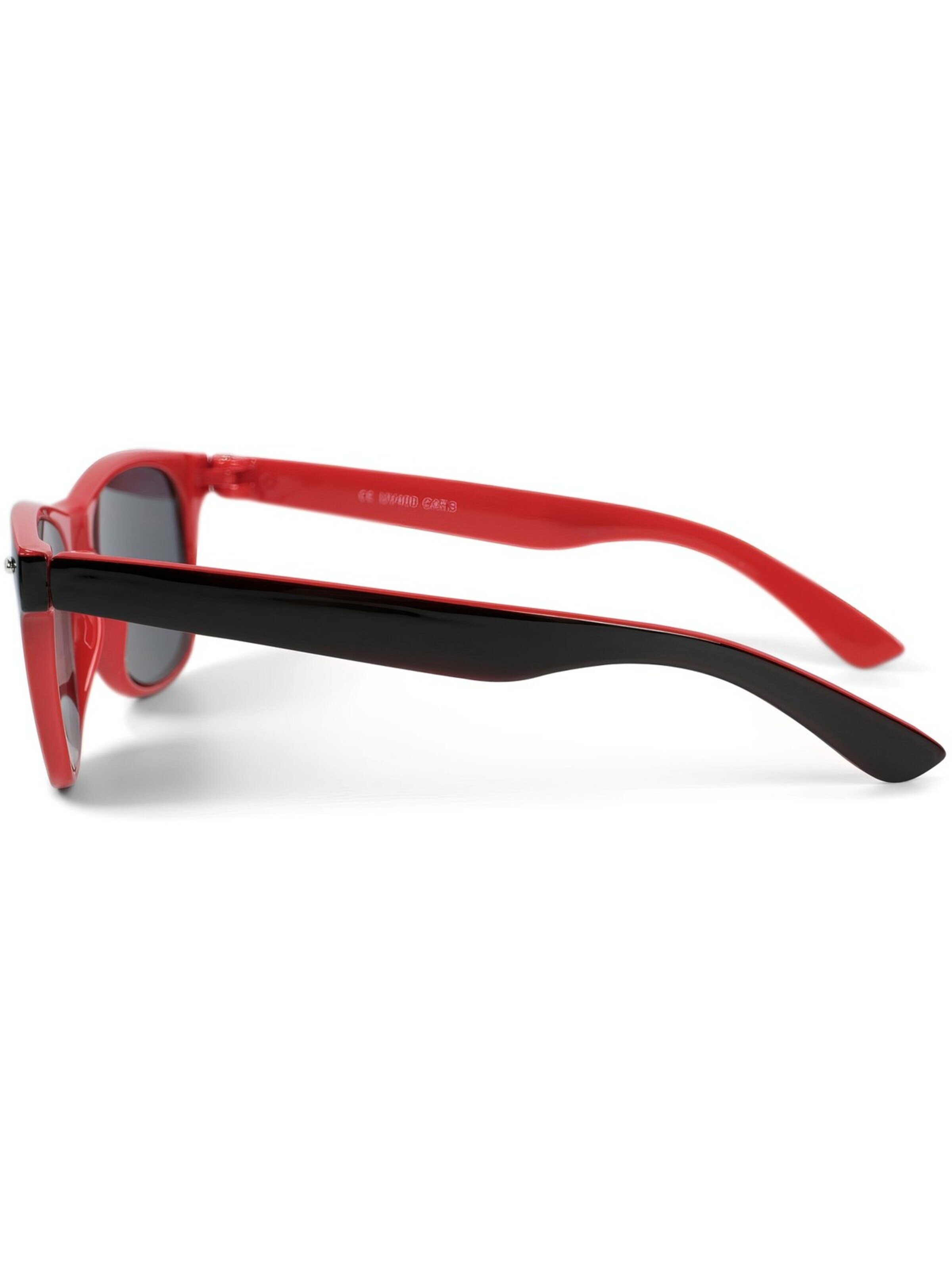 styleBREAKER Sunglasses 'Kinder Sonnenbrille Nerd Style' in Red