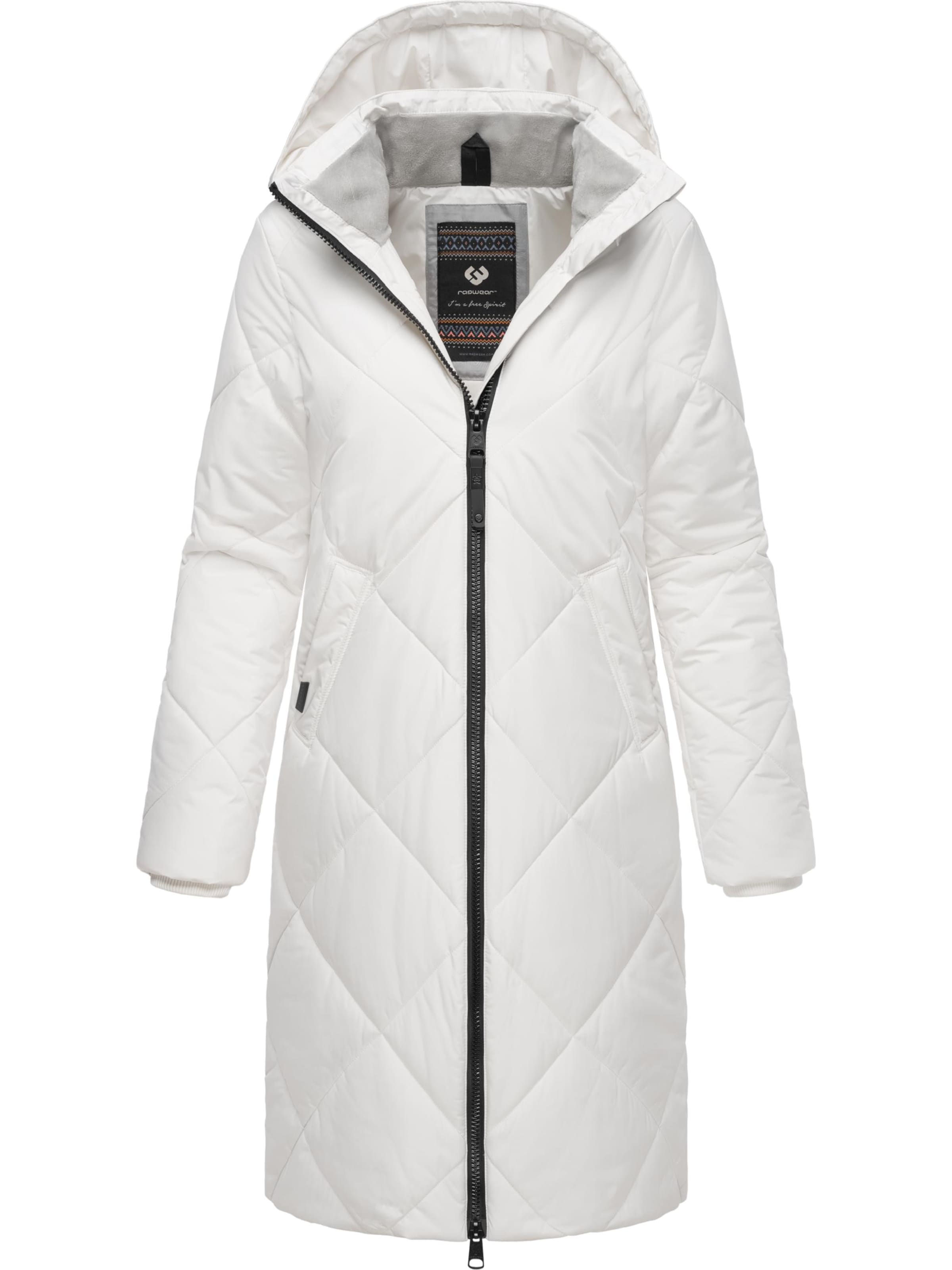 Ragwear Функционално палто 'Rebela' в бяло: отпред