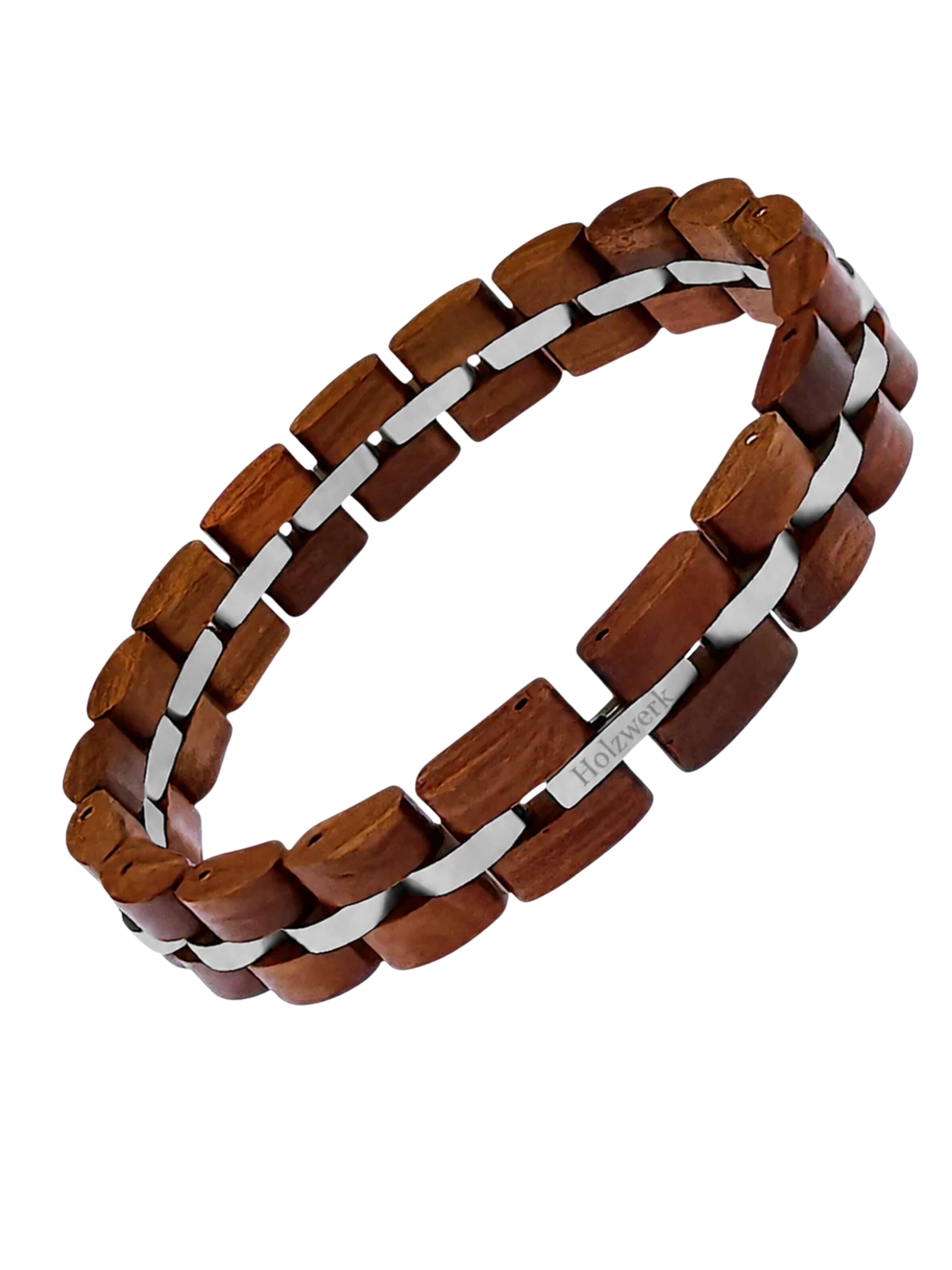 Holzwerk Bracelet 'LEHMSEE' in Brown: front