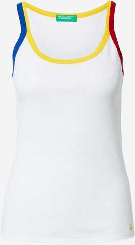 UNITED COLORS OF BENETTON Top in White: front