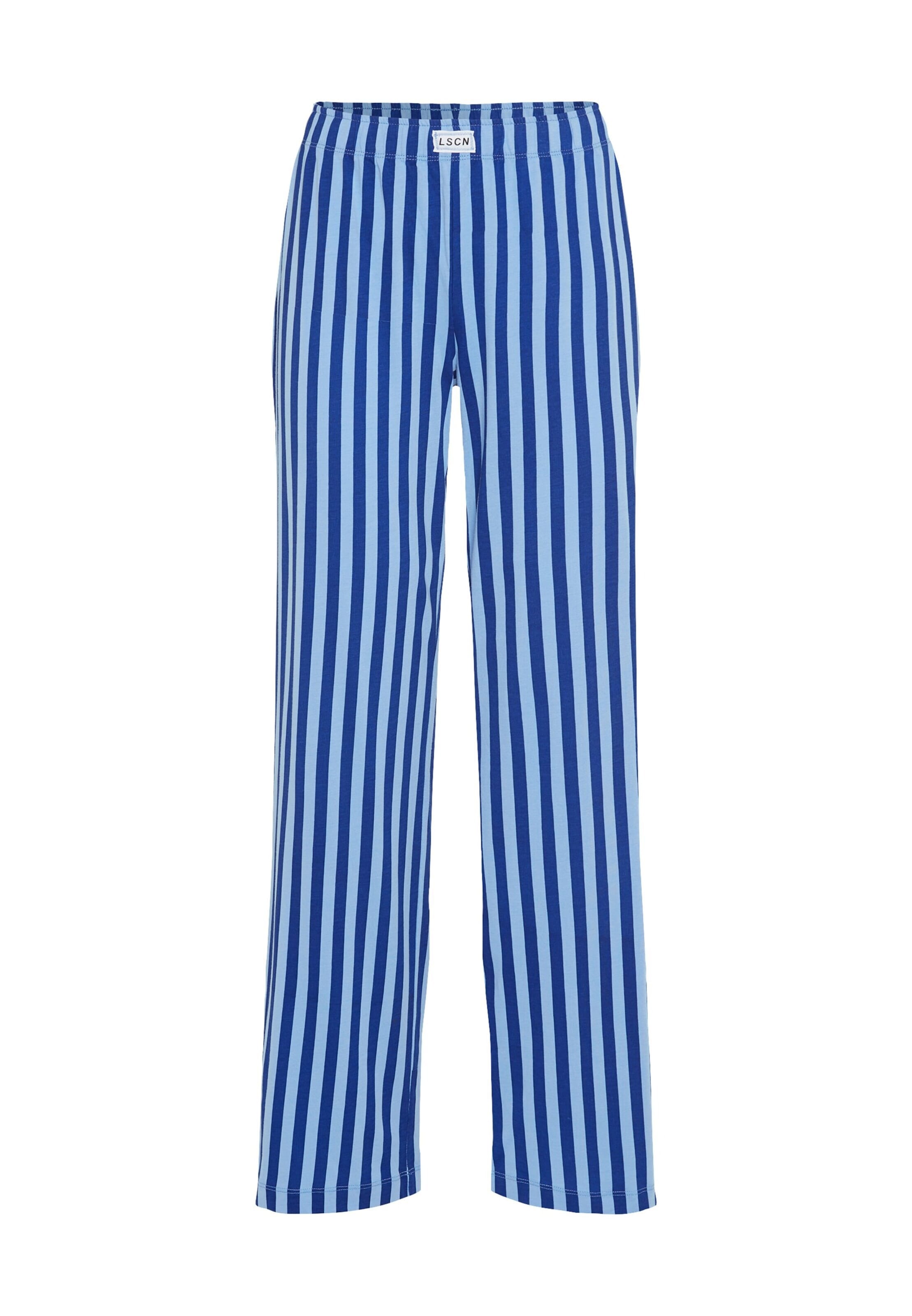 LSCN by LASCANA Pyjamabroek in Blauw: voorkant