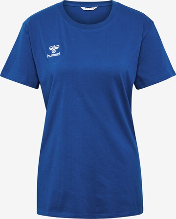 Hummel Functioneel shirt 'Go 2.0' in Blauw: voorkant