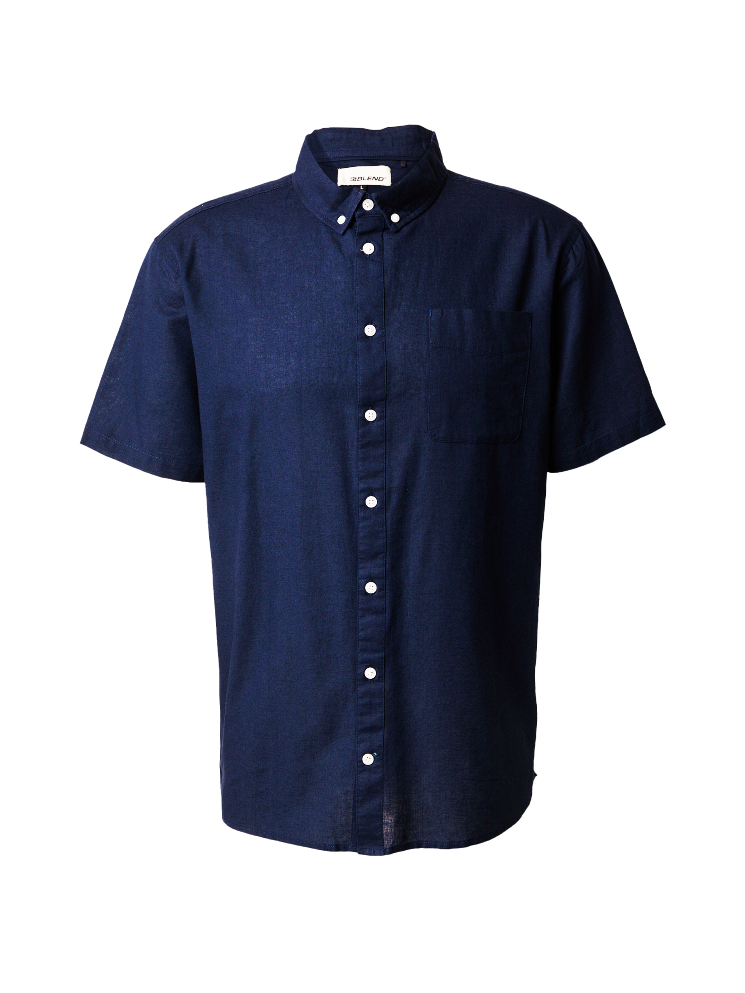 BLEND Regular fit Overhemd in Blauw: voorkant