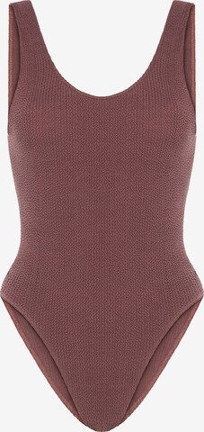 SORBET ISLAND Badeanzug 'Riva' in Lila: Vorderseite