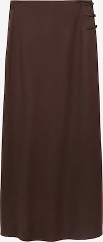 MANGO Spódnica 'Laguna' w kolorze brązowy: przód